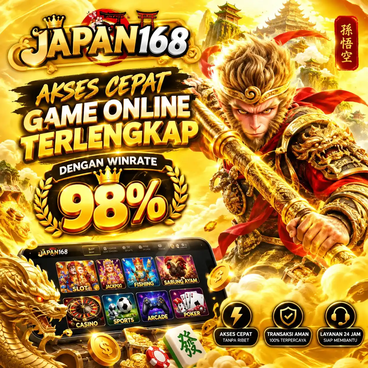 JAPAN168 # Akses Cepat Game Online Terlengkap Dengan Winrate 98%